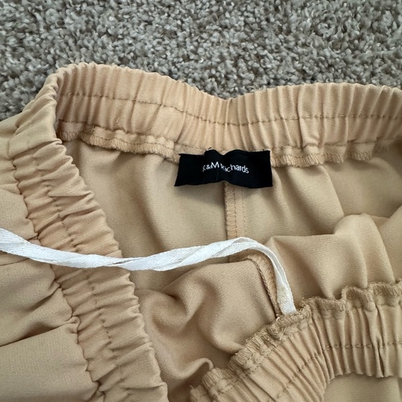 R&M Richards Vintage Women's Gold Floral Italian 2 Piece Pant Suit Set Outfit 12 - Picture 6 of 9